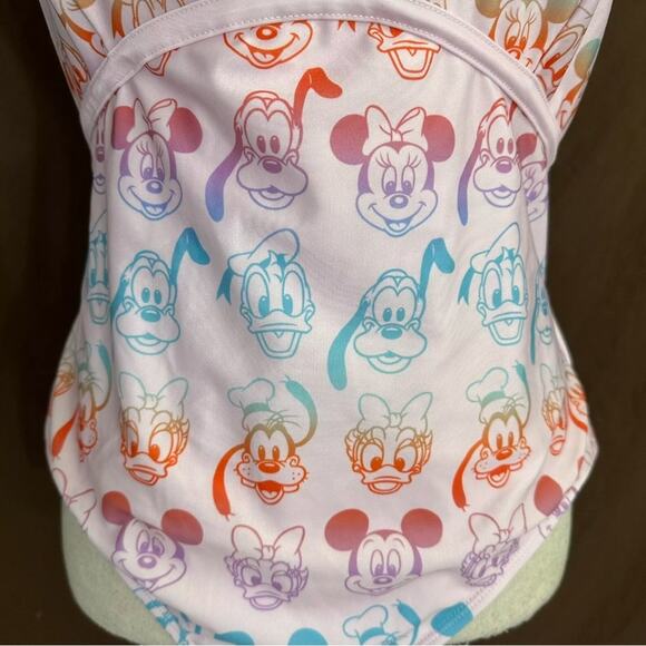 Mickey & Friends One Piece XL Swimsuit. The Design has a Disney Character Print - Picture 3 of 11